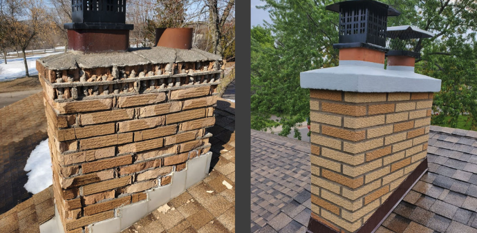 ChimCrew waterproofing — Ohio crew on the job