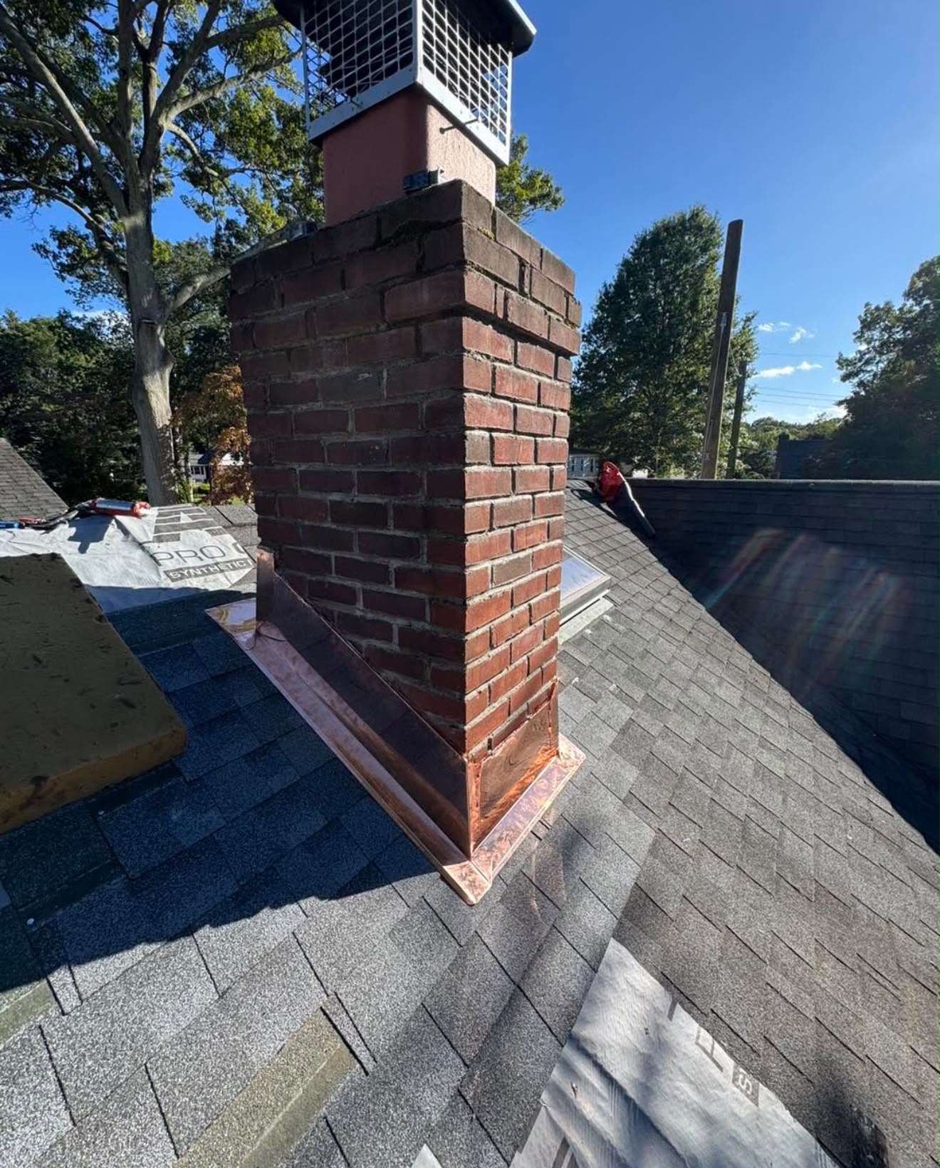 Copper Flashing by ChimCrew in Upper Arlington, OH