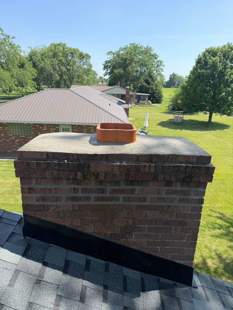 Crown Seal + Flashing by ChimCrew in Hilliard, OH