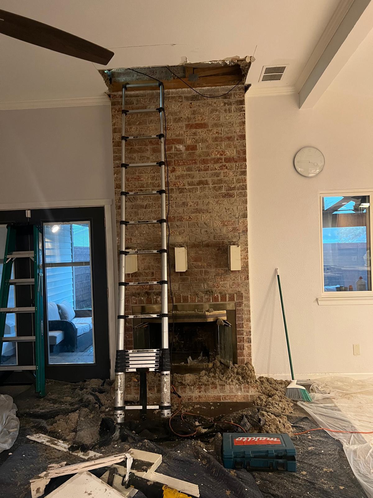 Chimney Teardown by ChimCrew in Hilliard, OH