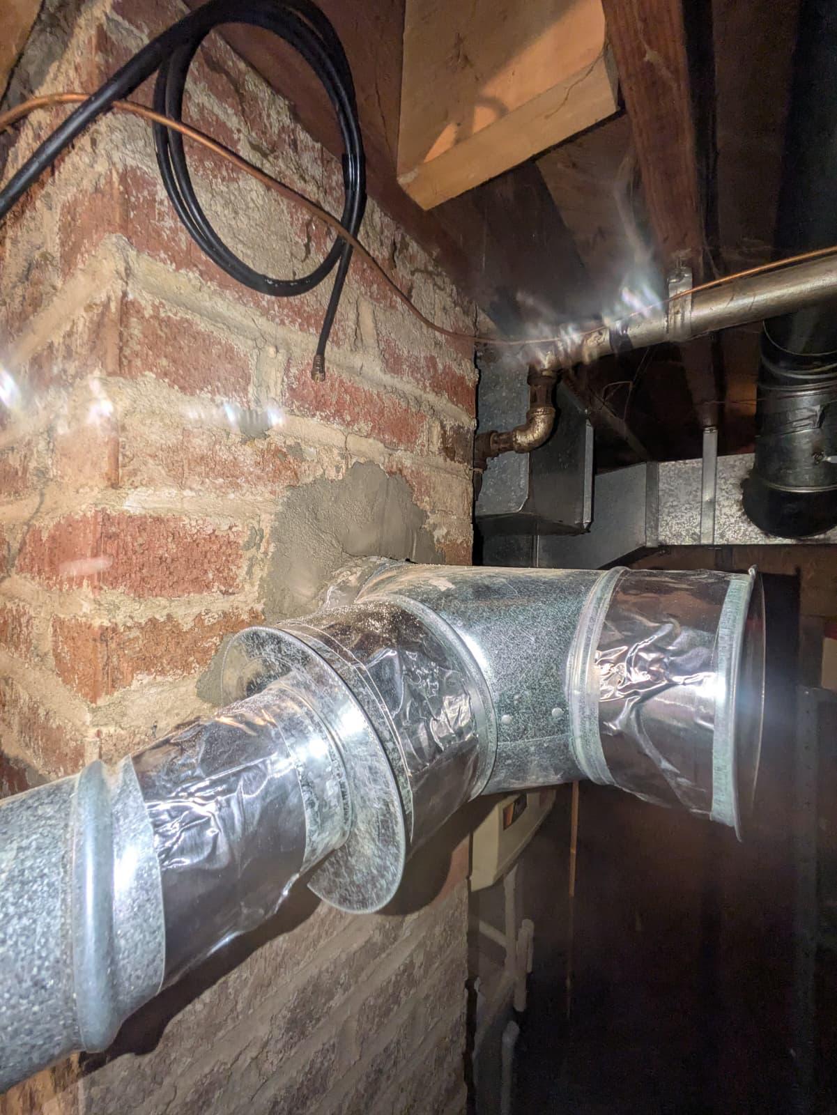 Stainless Liner Install — ChimCrew project in Dayton, OH