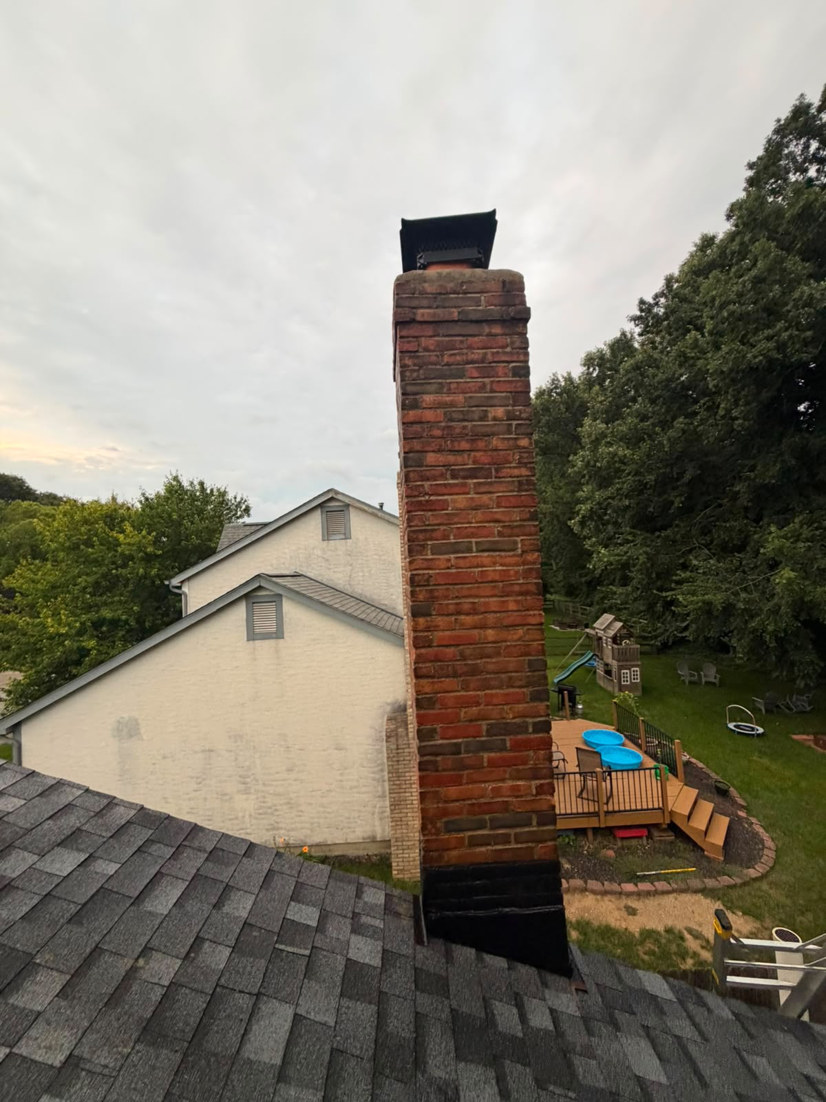 ChimCrew brick repair — up close on the job
