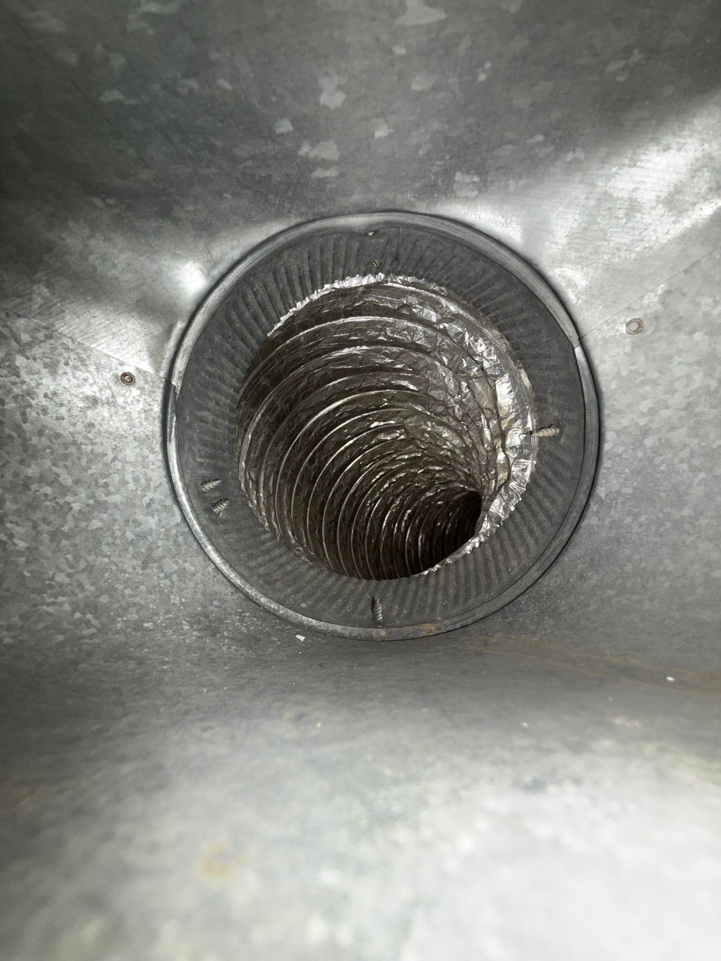 ChimCrew dryer vent cleaning — up close on the job