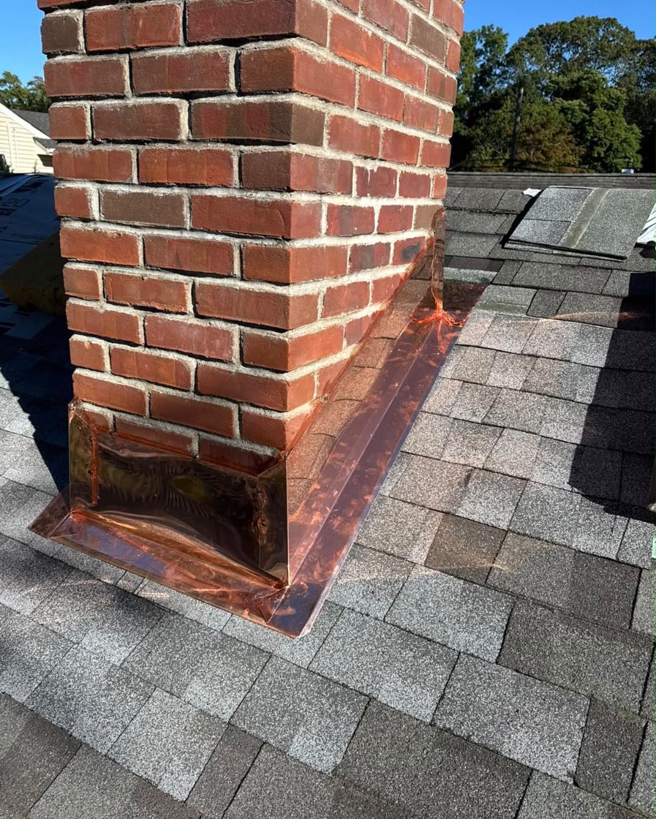 Counter Flashing Detail by ChimCrew in Clintonville, OH