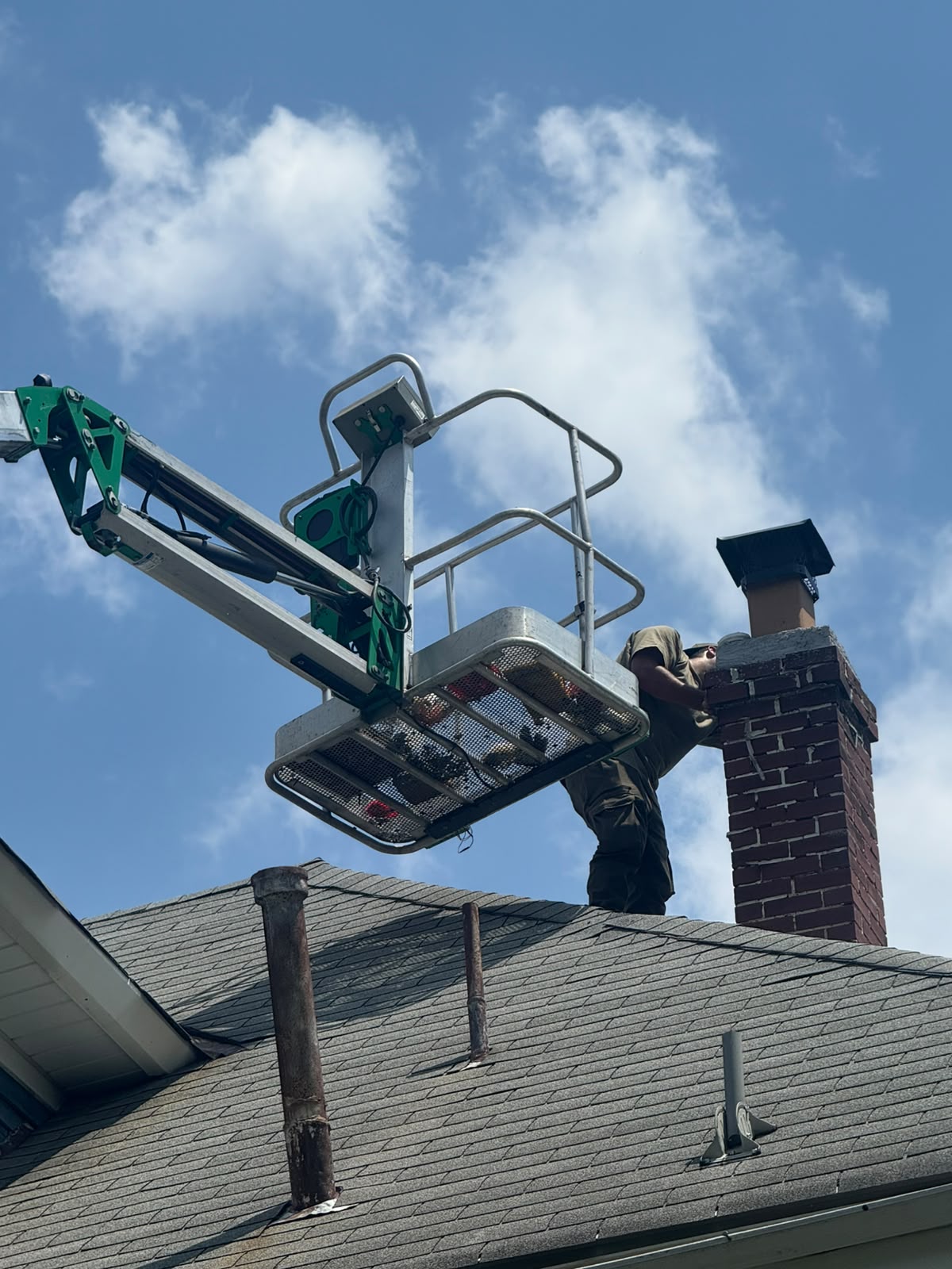 High-Access Inspection — ChimCrew project in Dublin, OH