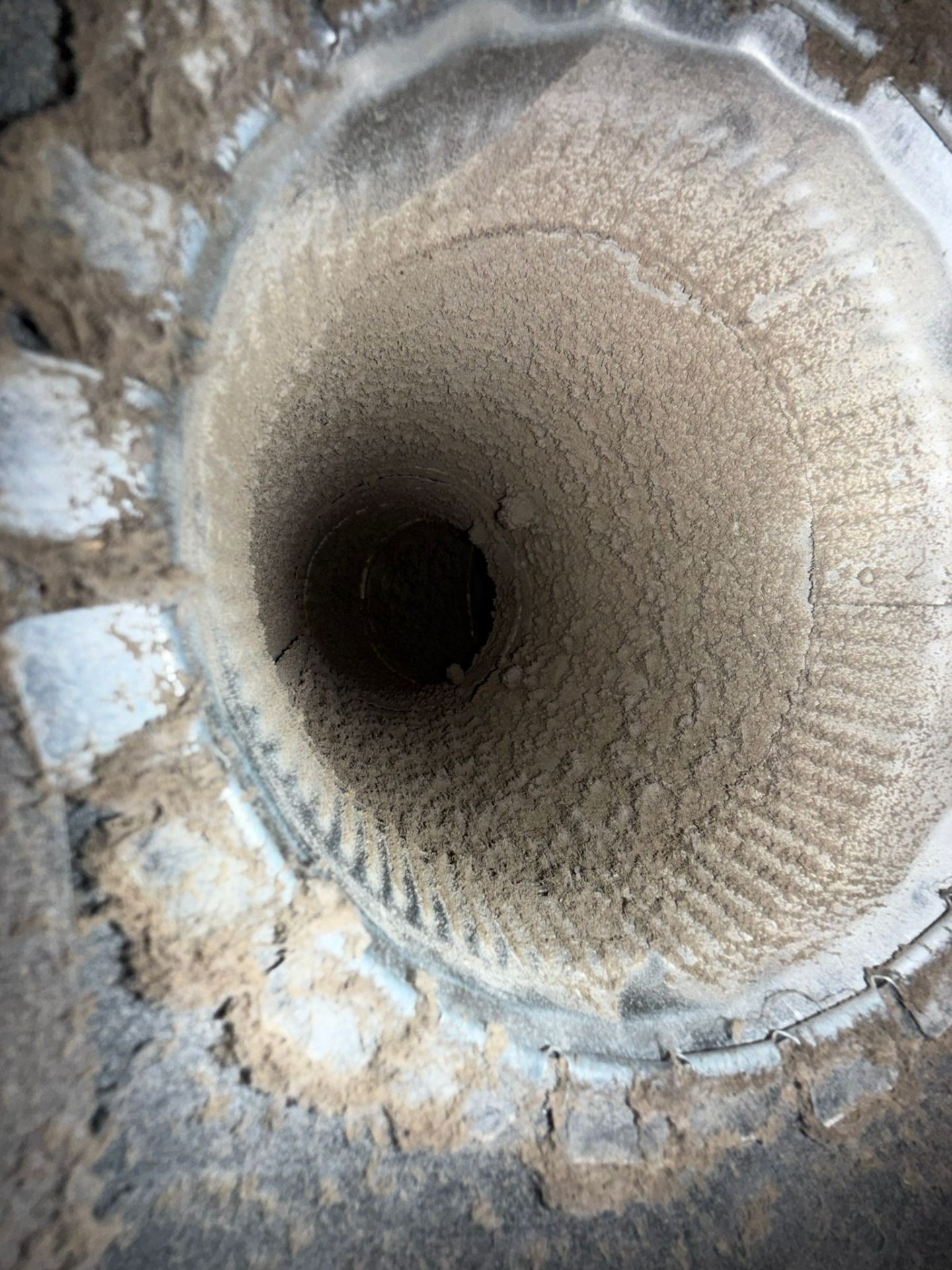 Before — Exterior vent hood restoration