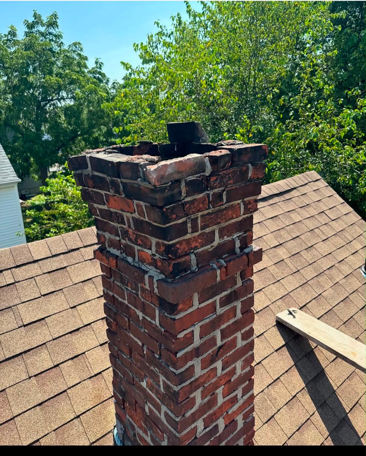 Crown rebuild + new cap before — ChimCrew Westerville, OH