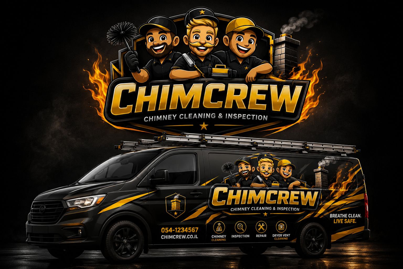 ChimCrew Ohio service van