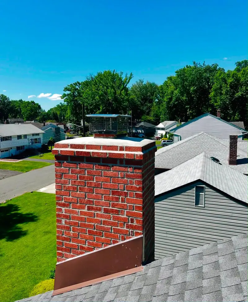 Rebuild & flashing after — Chimcrew - Chimney Sweep & Repair Hilliard, OH