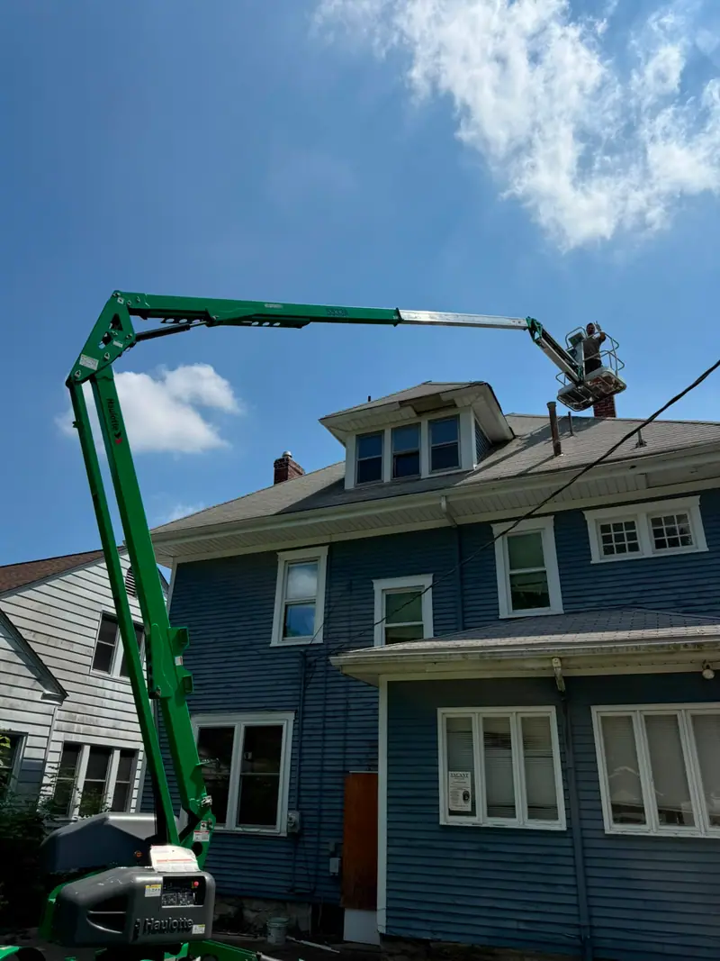 High-Access Chimney Job — Chimcrew - Chimney Sweep & Repair project in Bexley, OH