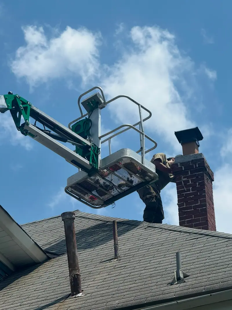 High-Access Inspection — Chimcrew - Chimney Sweep & Repair project in Dublin, OH